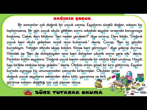 Süre Tutarak Okuma Çalışması -4 I 2021-2022 I 122  Kelime I 2. 3. 4. Sınıflar Okumayı Hızlandırır !