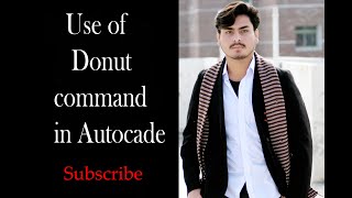 How to use Donut Command in AutoCAD how to create Rings in AutoCAD  how to draw Donut in AutoCAD 017