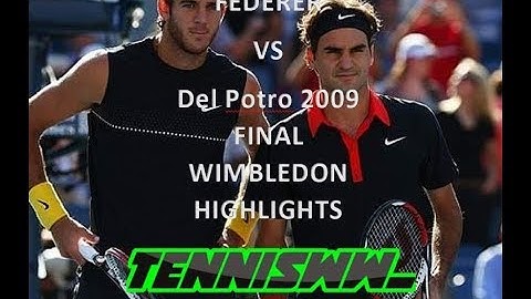 Federer vs Del Potro 2009 final extended highlights- ATP Tennis