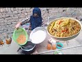 Pakistan punjab village life vlog  making degi chana pulao  village roti pani