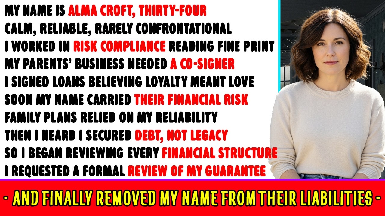 I was the family's safety net for years, co-signing loans, absorbing debt, keeping my parents' failing business afloat in silence. They called me their rock, their dependable daughter, the one who...