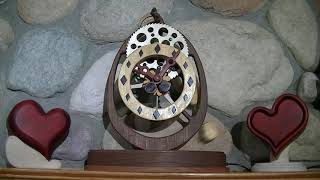 Electromagnetic  Wooden Gear Clock II