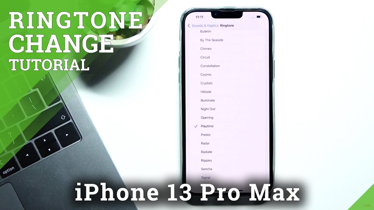 how to set ringtone on iphone 13 pro