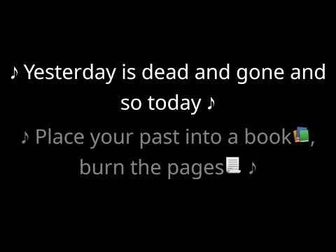 Sia Burn The Pages Lyrics 