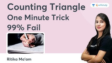 Counting Triangle👆👆👆One Min Trick💥💥💥99% Fail👆 #ritikamam #shorts
