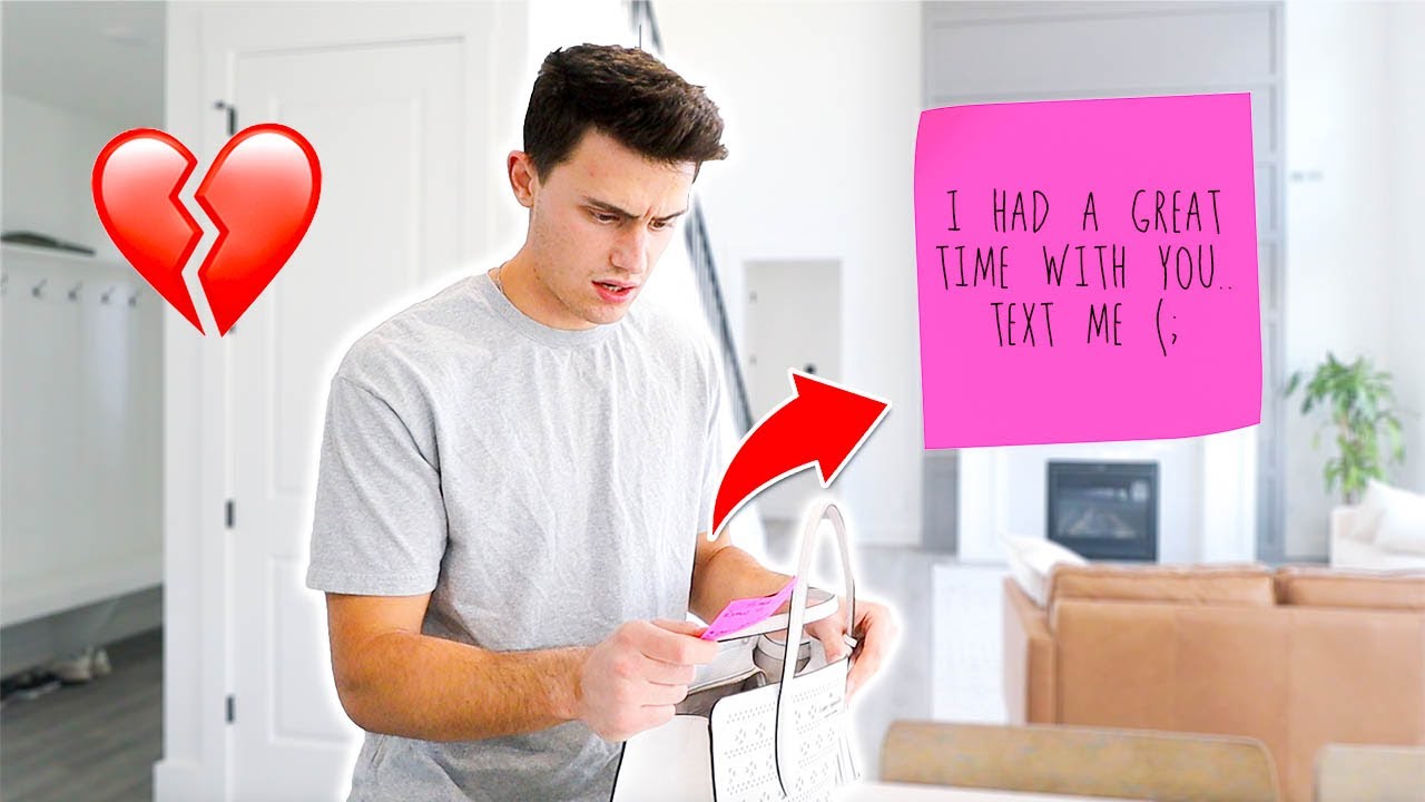 He Found A Note From Another Guy In My Purse… (PRANK)
