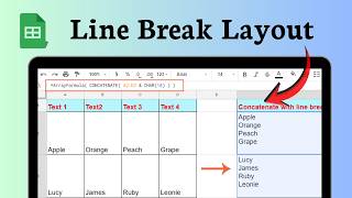 How to use line breaks in Google Sheets (Fast Wrap)