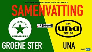 BOEIEND DUEL GROENE STER-UNA EINDIGT IN 1-1!