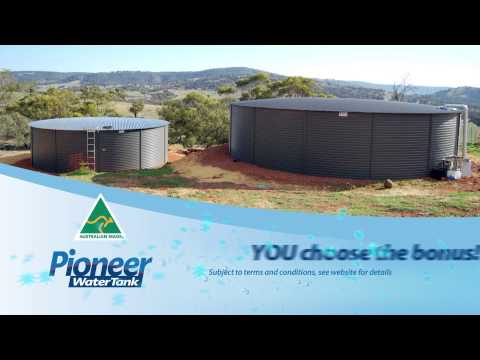 Pioneer Water Tanks 25 deals to celebrate 25 years