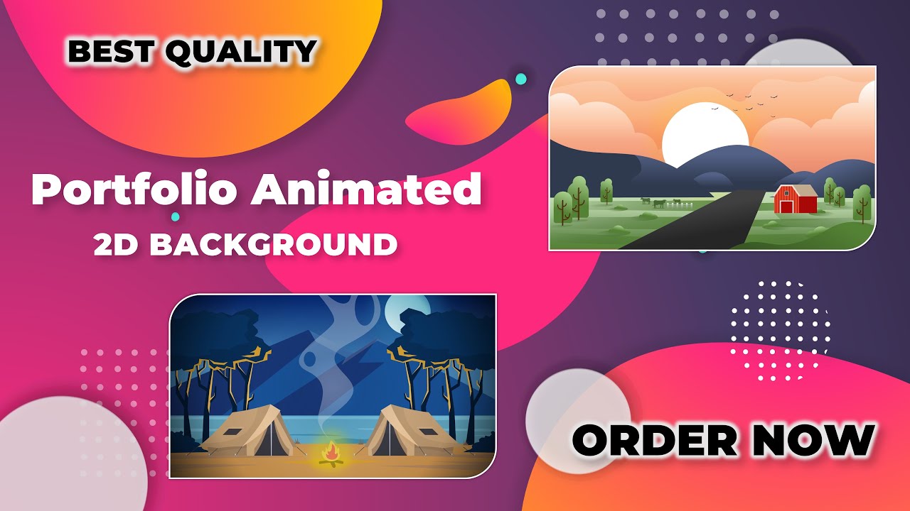 PORTFOLIO ANIMASI 2D BACKGROUND USING POWER POINT - YouTube
