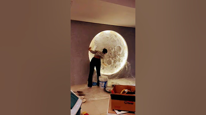 moon Wall design making your own moon is very easy in cement installation idea #short #viralvideo