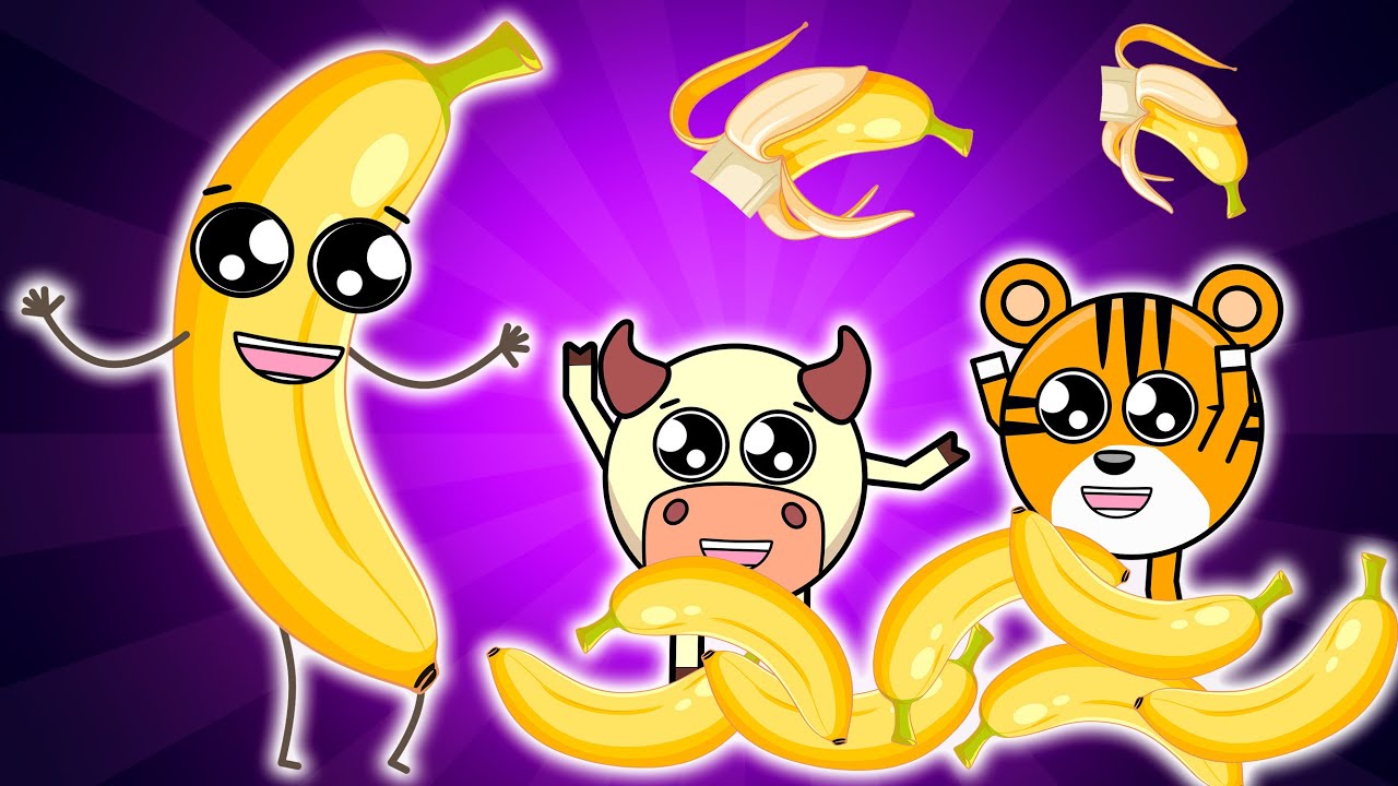 Banana Song Nursery Rhymes & Kids Songs Hahatoons2D Songs YouTube