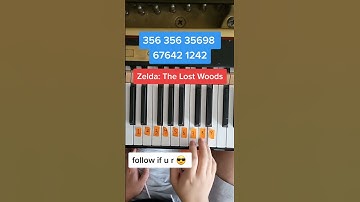 Thumbnail of Zelda Lost Woods (Easy Piano Tutorial)