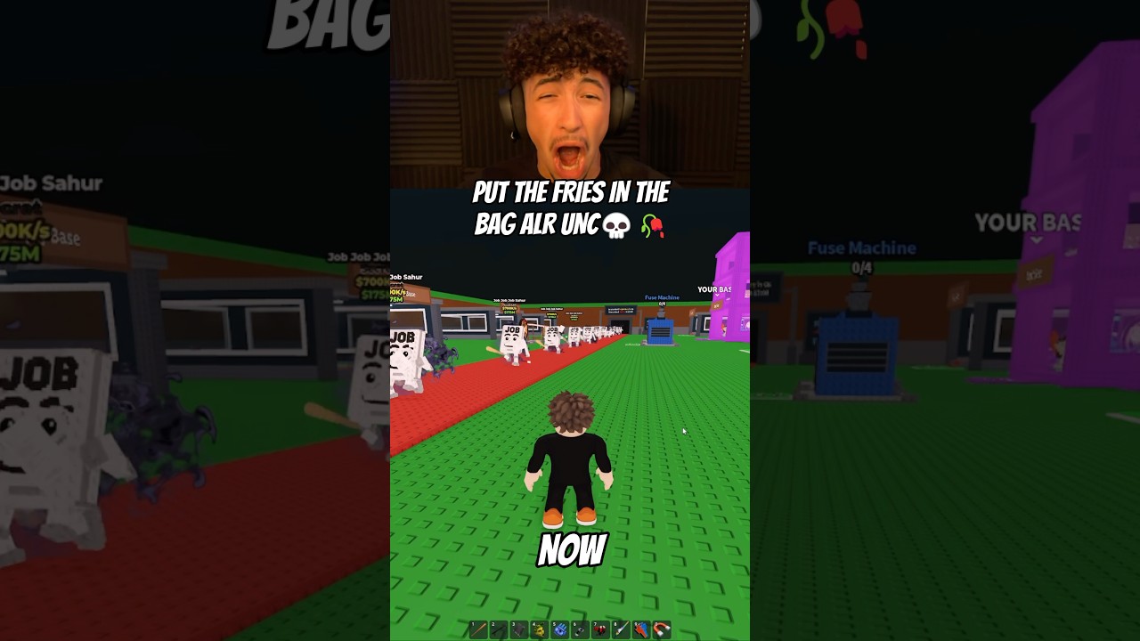 PUT THE FRIES IN THE BAG UNC💀🥀