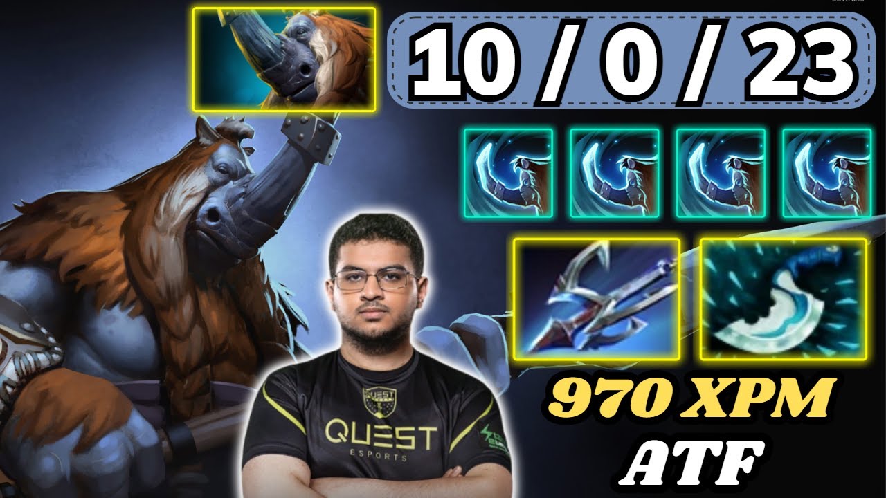 🔥 ATF Magnus Offlane 970 XPM 🔥 Harpoon Chase Enemy With Blink And Skewer - Dota 2