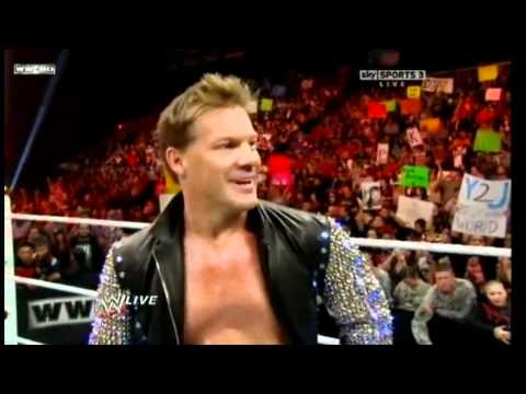 Chris Jericho gets emotional on RAW 01/09/12