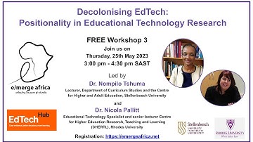 Decolonising EdTech: Positionality in Educational Technology Research