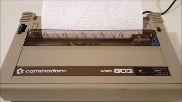 1985 Commodore 64 MPS-803 dot matrix printer
