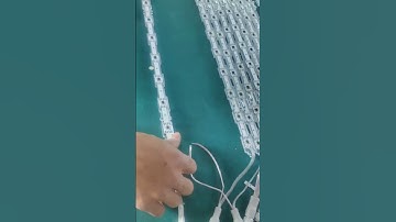 LED mesh screen production process