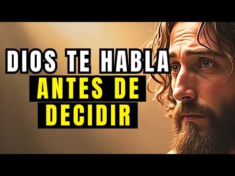 DIOS DICE: ¡NO TOMES ESA DECISIÓN SOLO! ESCÚCHAME HOY V EVITA EL FRACASO