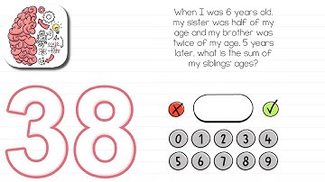 Brain Test Level 38 Walkthrough