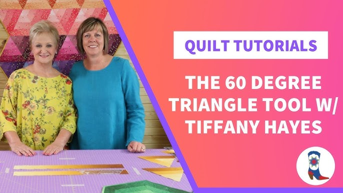 My Joyful Journey: QUILTERS SELECT 60 DEGREE TRIANGLE RULER