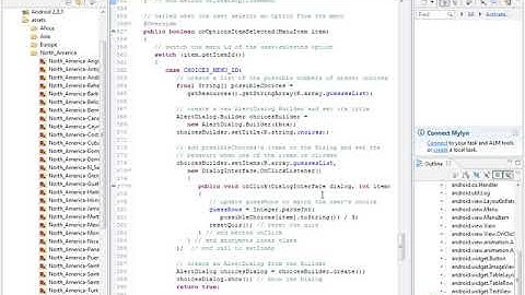 lesson06 11 onCreateOptionsMenu and onOptionsItemSelected metho
