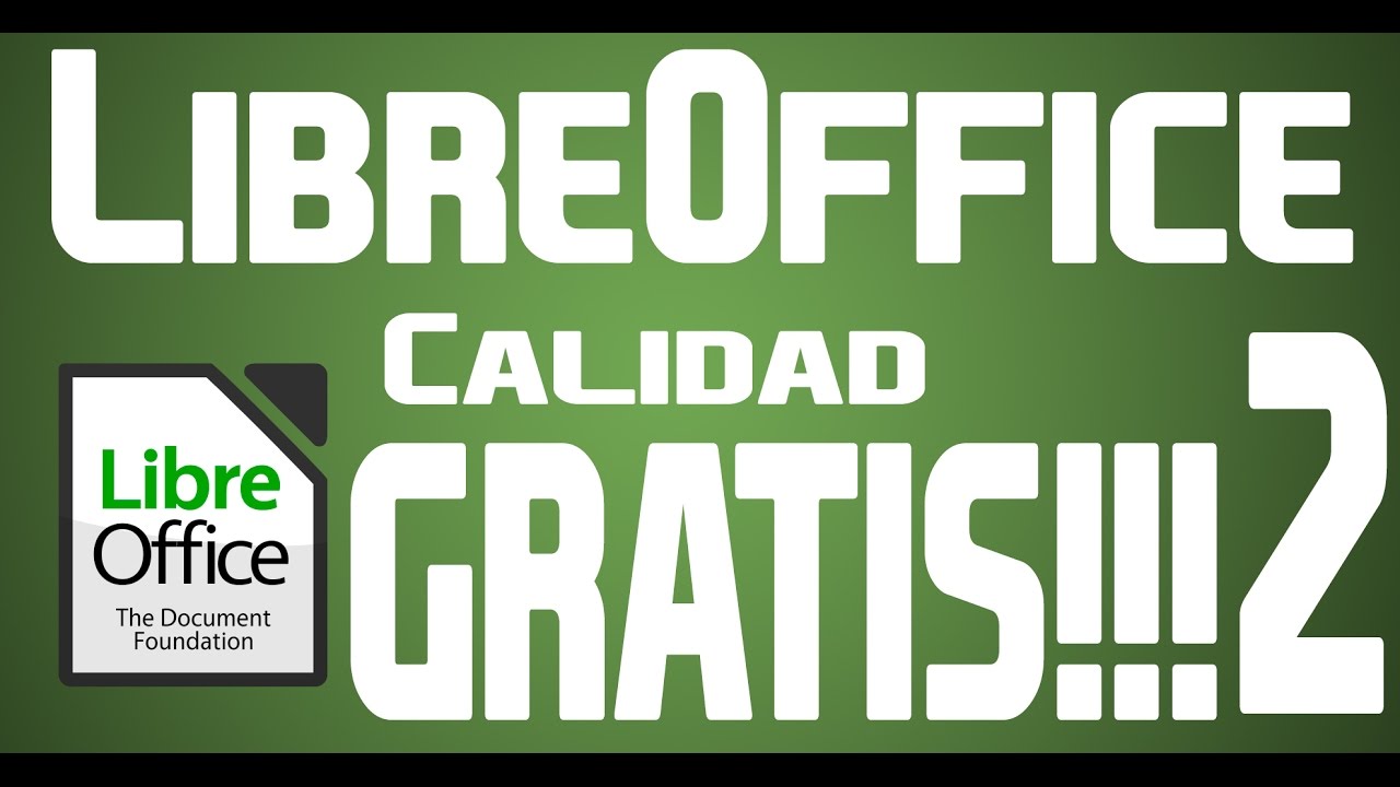 Como descargar LibreOffice Gratis!!! 2018