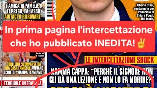 Garlasco | Prima pagina: intercettazione pubblicata da me inedita!