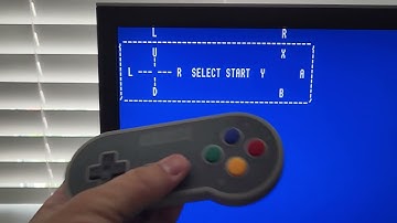 Show SNES controller button presses on the Agon Light.