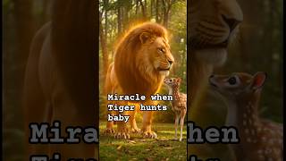 “miracle whenTiger Hunts Baby Deer” jesus #usashorts #emotionalstory #faith