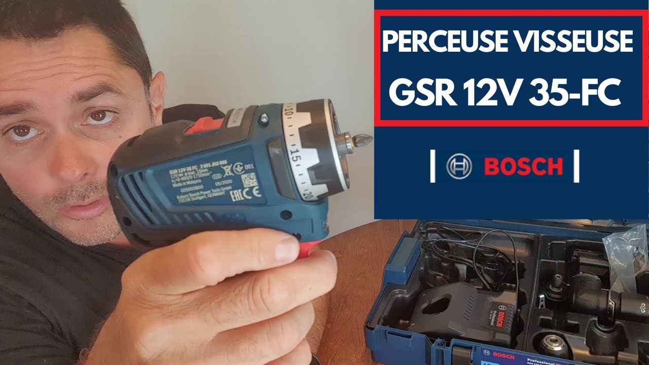 Perceuse-visseuse Bosch Professional GSR 12V-35 FC + 2 batteries 3