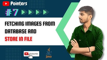 How to fetch images from database | JDBC | Database | Pointers
