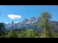 Zugfahrt am Wilden Kaiser, St. Johann in Tirol, Bezirk Kitzbühel, Austria 