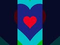 Multi Color Hearts Loop 💖 Relaxing &amp; Beautiful #trending #love #shotsviral