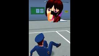 Hantu Head Vs Policeman 🥵😭🧟♀️ Part 1557 .#sakuraschoolsimulator #horror#Gameplay#cartoon