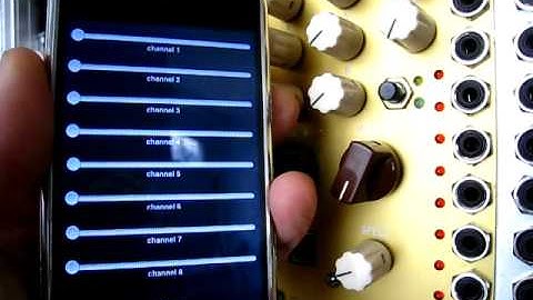 ADDAC System ETHERNET - IPhone prototype Demo