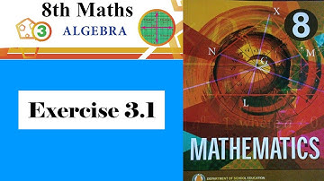 8th standard maths exercise 3.1 | Chapter 3 | Algebra
