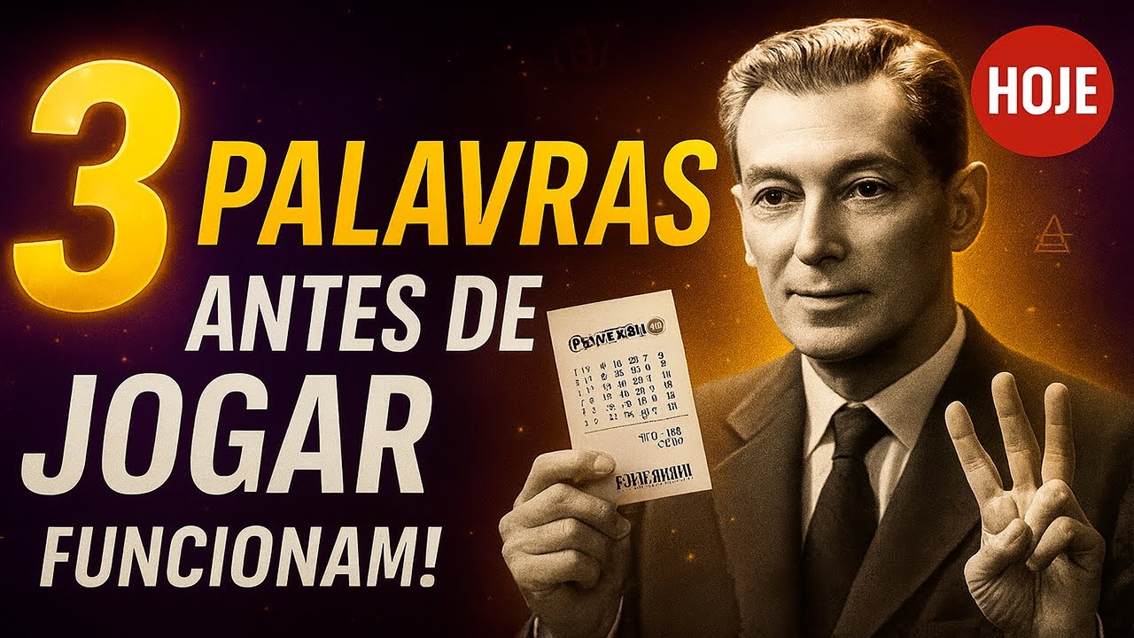 Diga Estas 3 Palavras Antes De Jogar Na Loteria – Funcionam Sempre! - Neville Goddard
