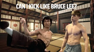 I Tried To Kick Like BRUCE LEE in 1 Day