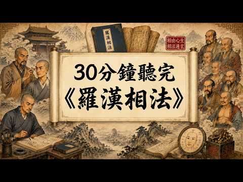 別再被人設騙了！《羅漢相法》教你用眼神骨相判斷靠譜的人｜30分鐘解讀