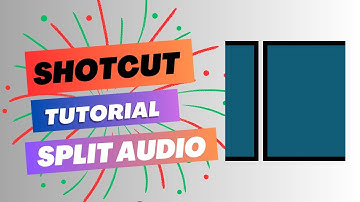 SHOTCUT Tutorial For Beginners: Split Audio And Remove Sound Video Editing #5