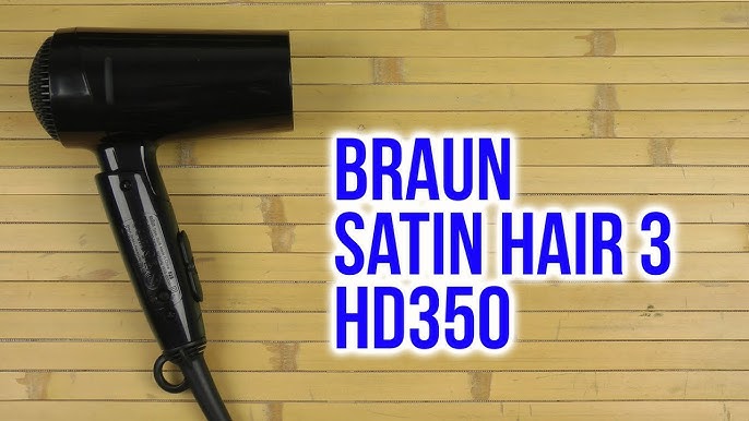 Braun Secador Cabelo Satin Hair 3 HD350 - YouTube