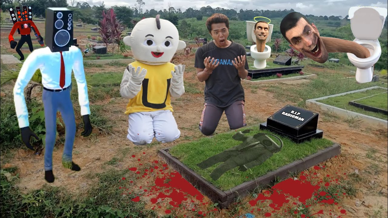 KUBURIUAN RADIOMAN SKIBIDI TOILET SERAM?!