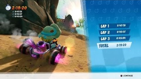 [WR] Crash Team Racing Nitro-Fueled - Prehistoric playground 2:19:20 (Drift)