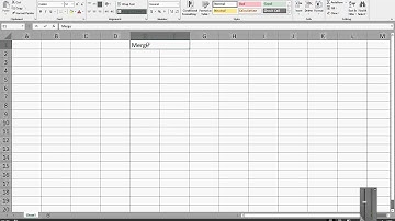 How to merge cells in Microsoft Excel 2013