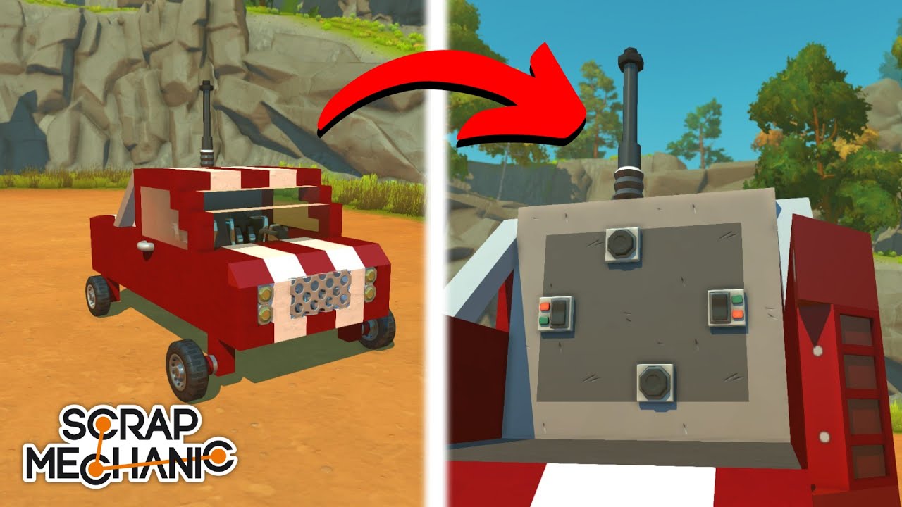 JE CONSTRUIT UNE VOITURE TÉLÉCOMMANDÉE DANS SCRAP MECHANIC !!! - YouTube