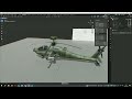 Blender modeling training 2024 02 28 09 28 Apache -64A Stage 2