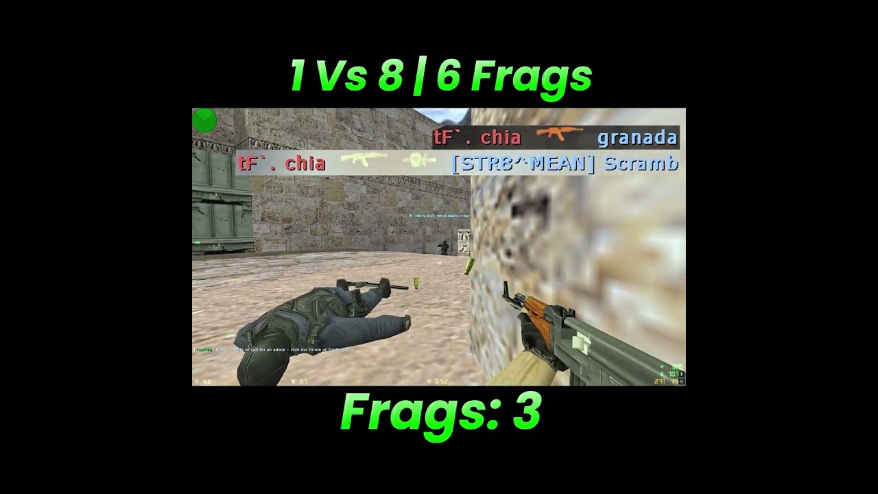 1 Vs 8 | 6 frags 