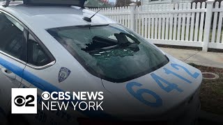 Vandals target NYPD vehicles in Queens